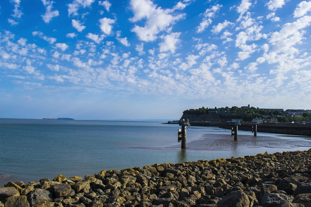 cardiff, cardiff bay, sea, bay, nature, water, sky, architecture, light, marine, gate, modern, in europe, lutheran, lying, su