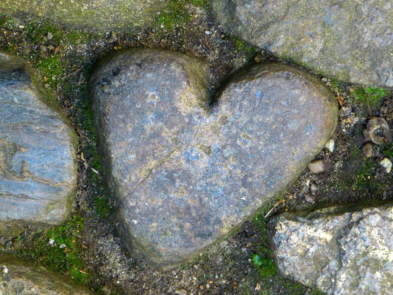 heart, st michael's mount, stone, love, stone heart, path, emotion, giants heart, england, united kingdom, heart, stone, ston