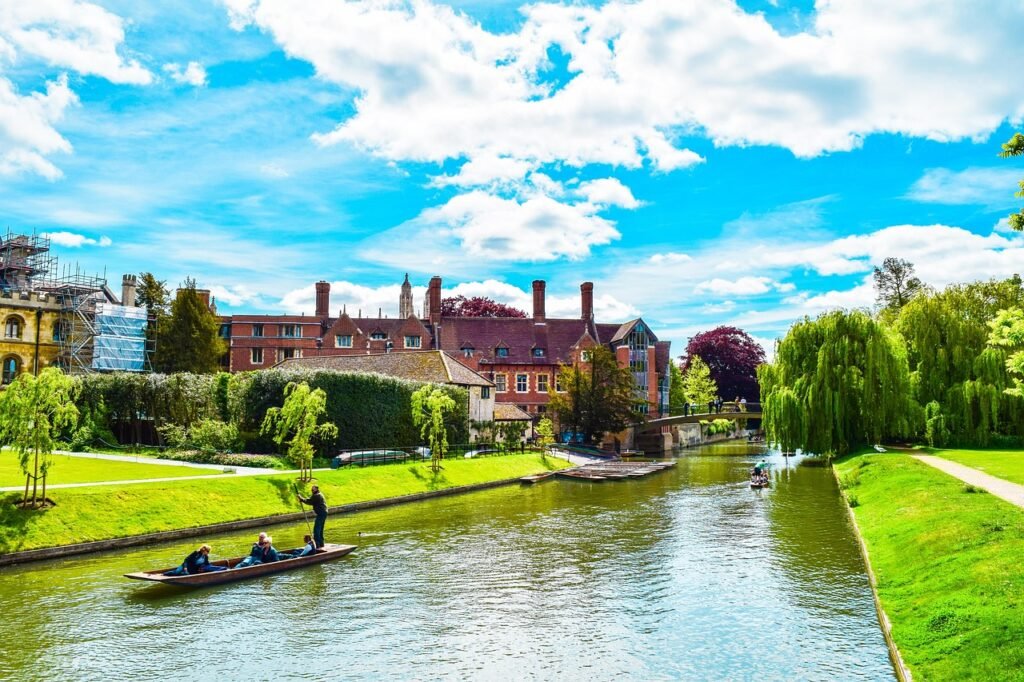 england, cambridge, travel, nature, river, uk, europe, sky