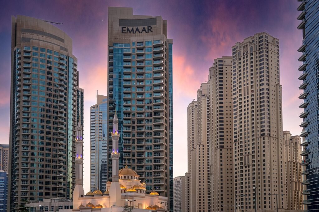dubai, city, buildings, nature, skyline, skyscrapers, high-rise, high-rise buildings, cityscape, urban, urban landscape, arch