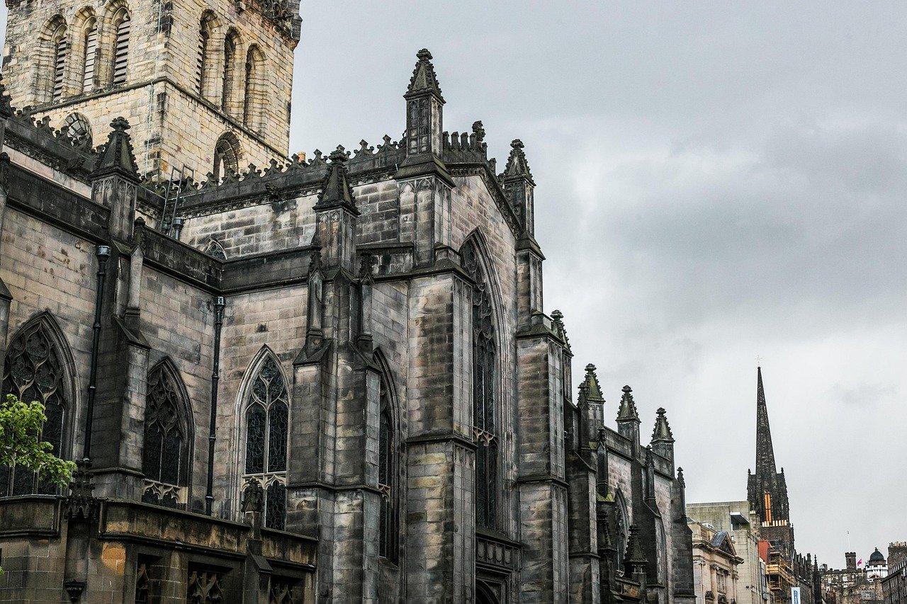 saint giles, st giles, saint, giles, cathedral, church, saint giles cathedral, edinburgh, scotland, medieval, uk, united king