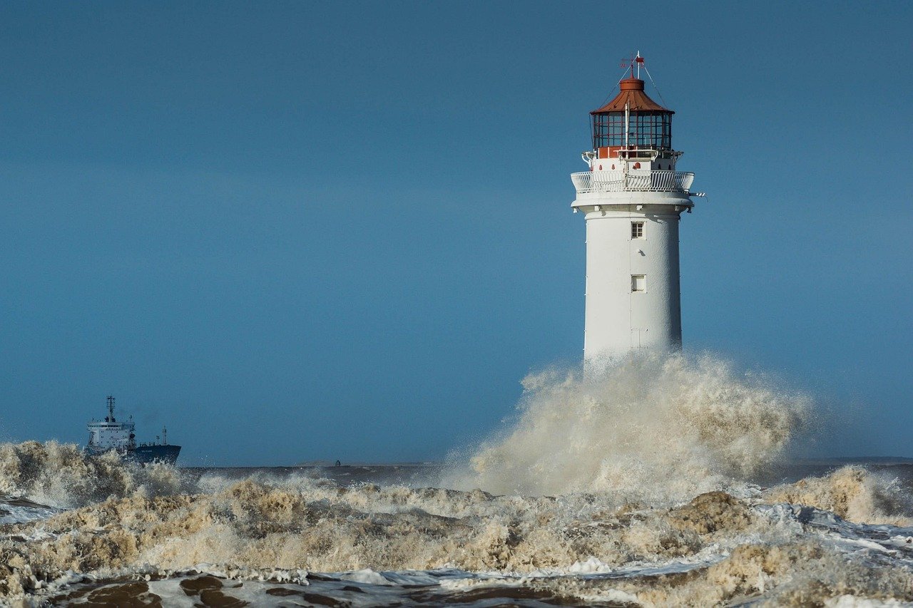 lighthouse, tower, building, architecture, structure, beacon, navigational aid, lighthouse, lighthouse, lighthouse, lighthous