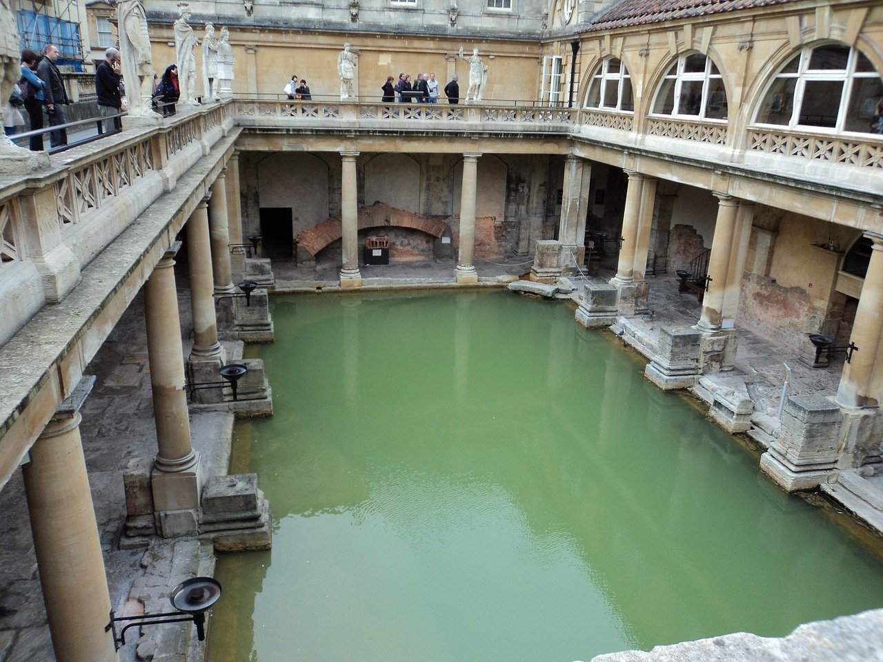 england, united kingdom, bath, nature, roman baths, old, ancient, historic, historical, bathing, water, history, stone, archi