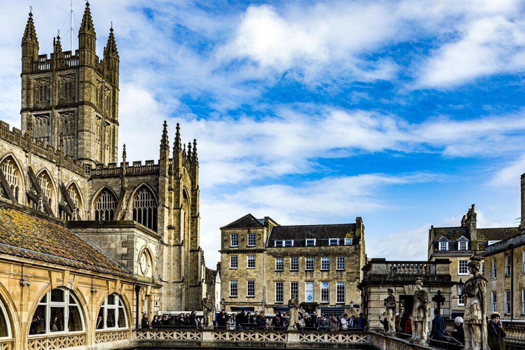 bath, england, uk, history, health, wellness, spa, old, building, architecture, historic, britain, landmark, heritage, abbey,