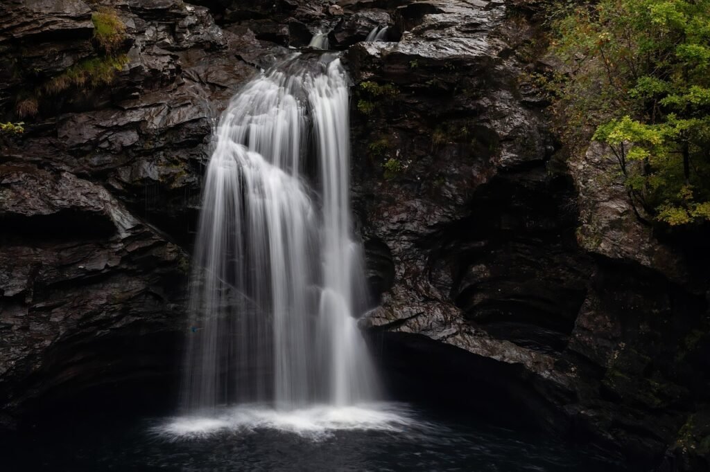 waterfall, nature, river, scenery, long exposure, stream, scotland, waterfall, waterfall, waterfall, waterfall, waterfall