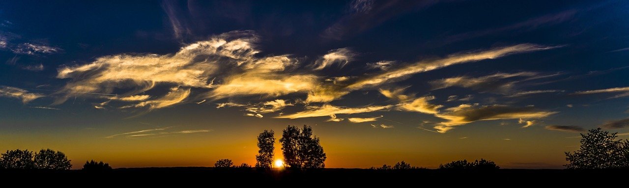 panorama, sunset, 4k wallpaper 1920x1080, beautiful nature, heaven, wallpaper 4k, evening atmosphere, wallpaper hd, windows w