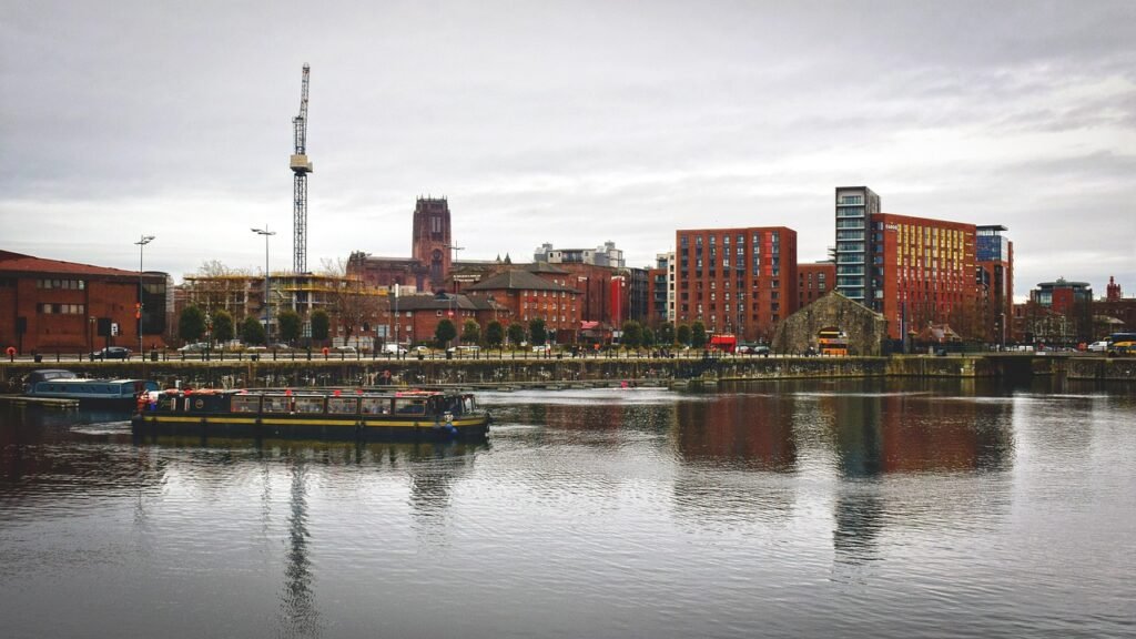 waterfront, architecture, landmark, liverpool, merseyside, england, uk, buildings, boat