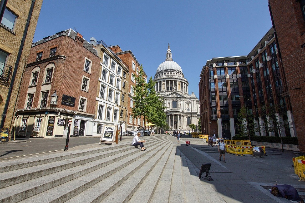 london, st pauls, cathedral, architecture, england, dom, tourism, building, church, famous, river thames, view, historical, a