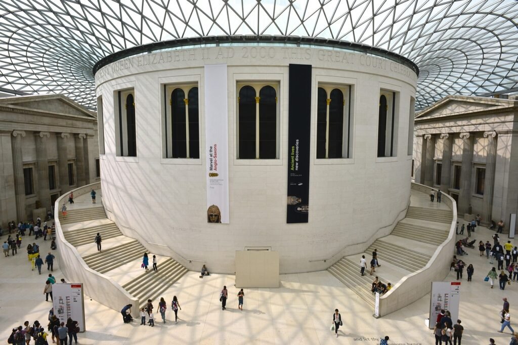 museum, roof, architecture, london, landmark, history, city, building, structure, europe, art, culture, british museum, briti