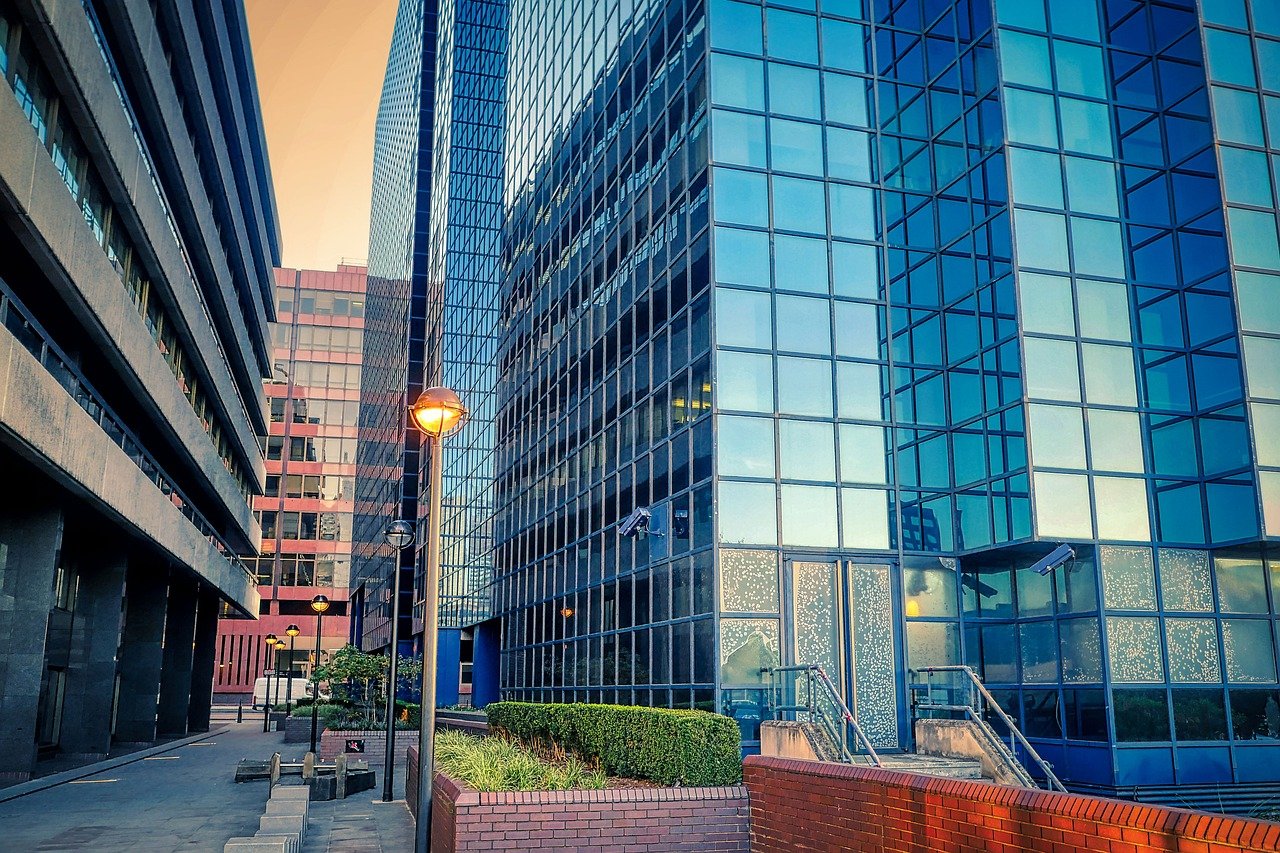 buildings, architecture, skyscrapers, office buildings, glass windows, high-rise, high-rise buildings, urban, urban landscape