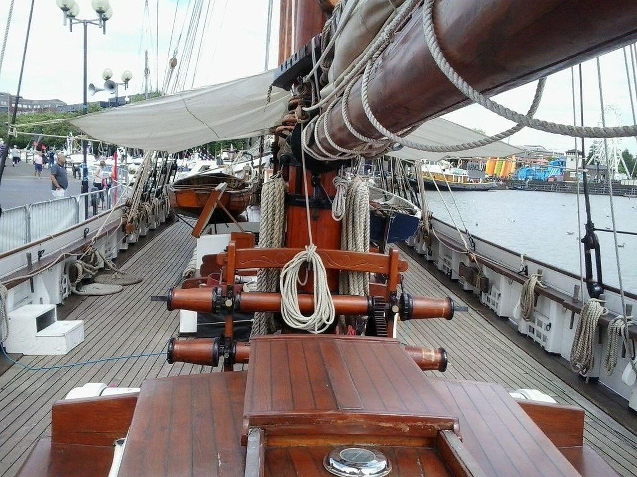 ship, boat, harbour, vessel, transportation, halyard, bristol