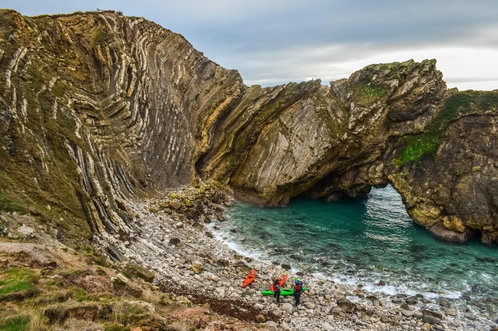 rock, formation, geology, jurassic coast, dorset, england, uk, nature, united kingdom, landscape, sea, lulworth cove, coast,