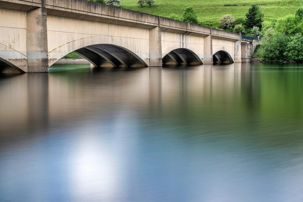 architecture, ashopton, bridge, countryside, derbyshire, derwent, nature, ladybower, lake, landscape, long exposure, peak dis