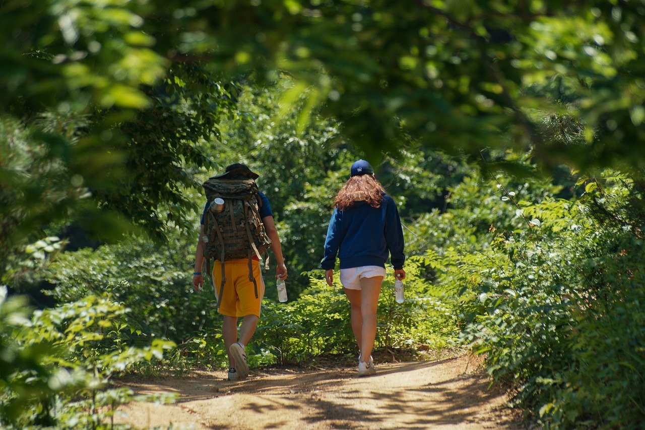 hiking, moutain, camping, nature, landscape, adventure, outdoor, travel, walking, couple, korea, green travel, green walking,