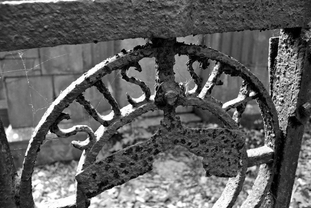 iron, rust, metal, metalwork, steel, metallic, texture, rusty, grunge, industrial, cemetery, burial, graveyard, funeral, grav