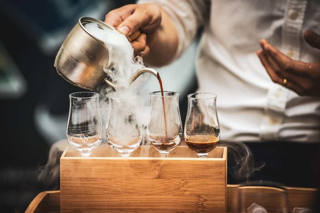 barista, coffee, pouring, espresso, latte, cafe, restaurant, cappuccino, drink, caffeine, waiter, hot, aroma, beverage, cup,