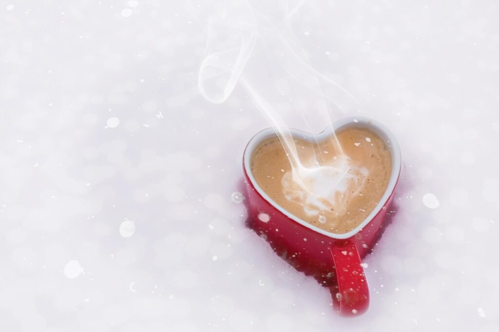 valentine's day, heart, cup, coffee, coffee cup, caffeine, hot coffee, nature, hot drink, hot beverage, heart shape, valentin