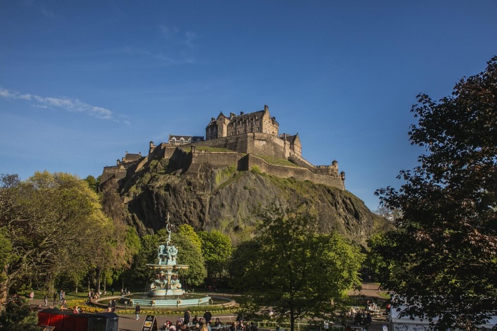 edinburgh castle, edinburgh, castle, fortress, medieval, medieval fortress, medieval castle, scotland, scottish, great britai